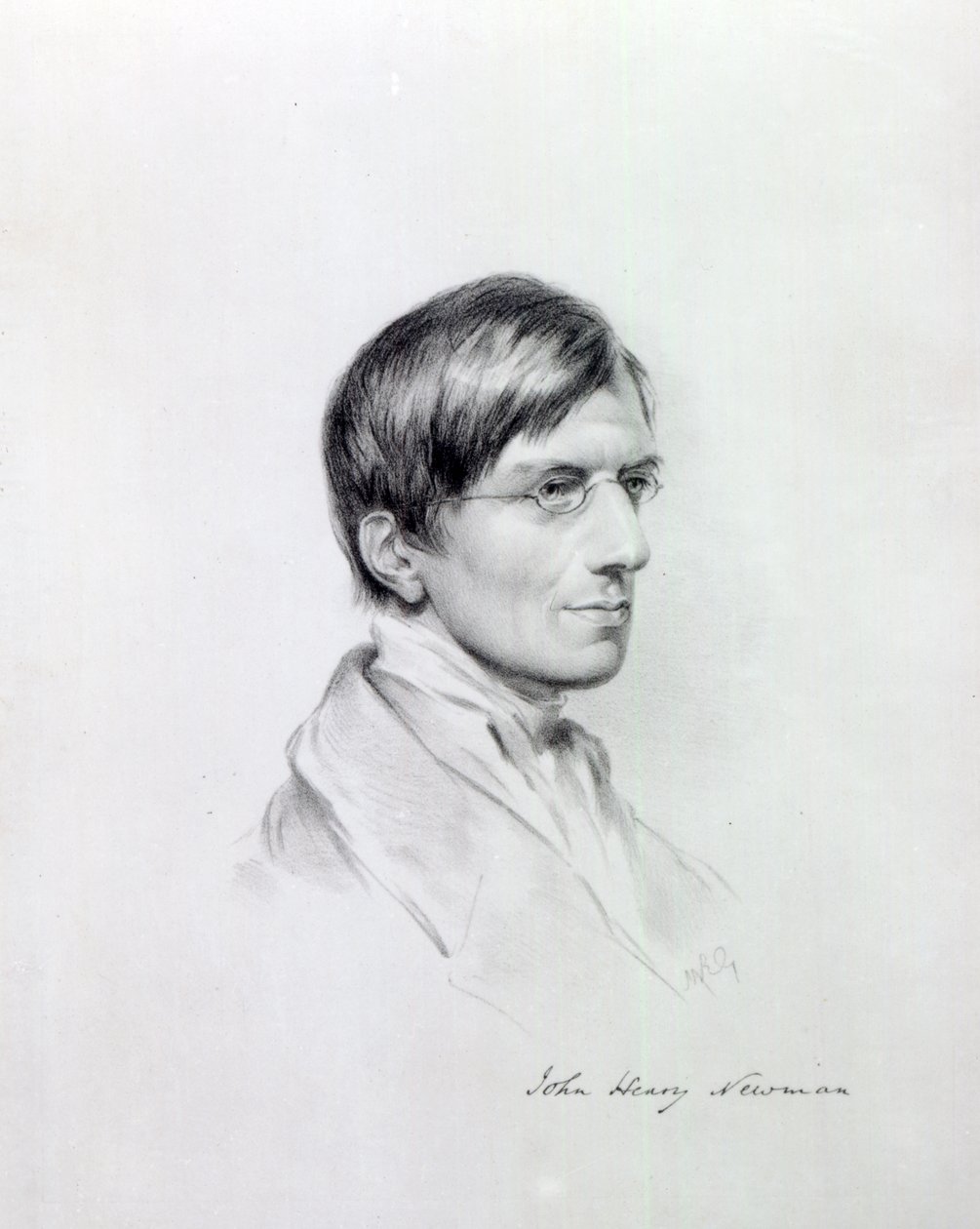 El Muy Reverendo J.H Newman, grabado por John Alfred Vinter, 1850 de Maria Giberne