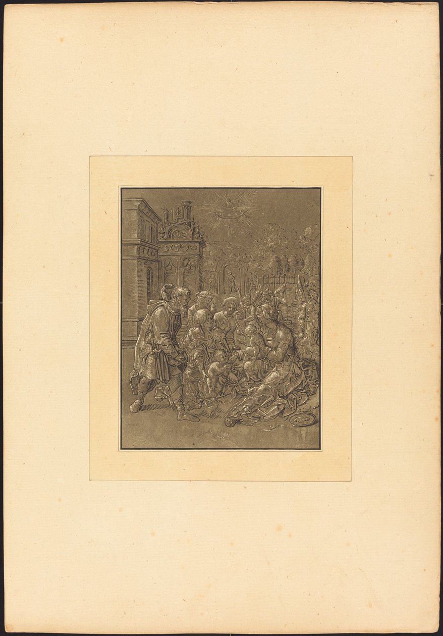 Visita de Santa Isabel a la Sagrada Familia de Maria Catharina Prestel after Hans Brosamer
