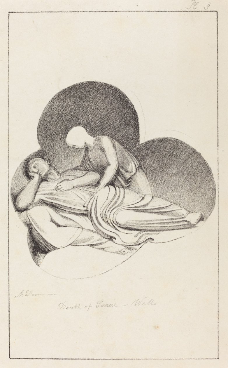 Muerte de Isaac, de la Catedral de Wells de Maria Denman after John Flaxman
