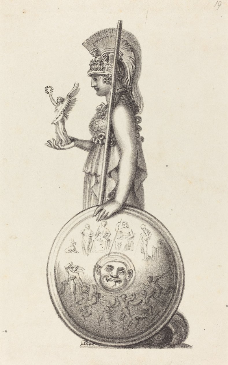 Minerva, por Fidias de Maria Denman after John Flaxman