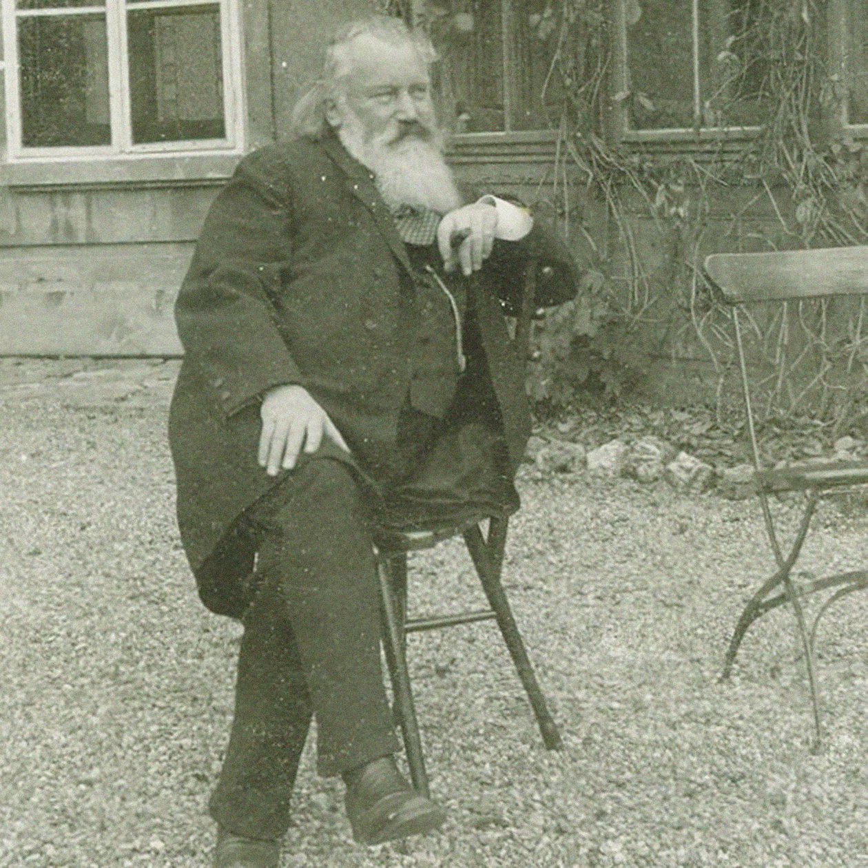 Retrato del compositor Johannes Brahms 1833-1897, 1894 de Maria Fellinger
