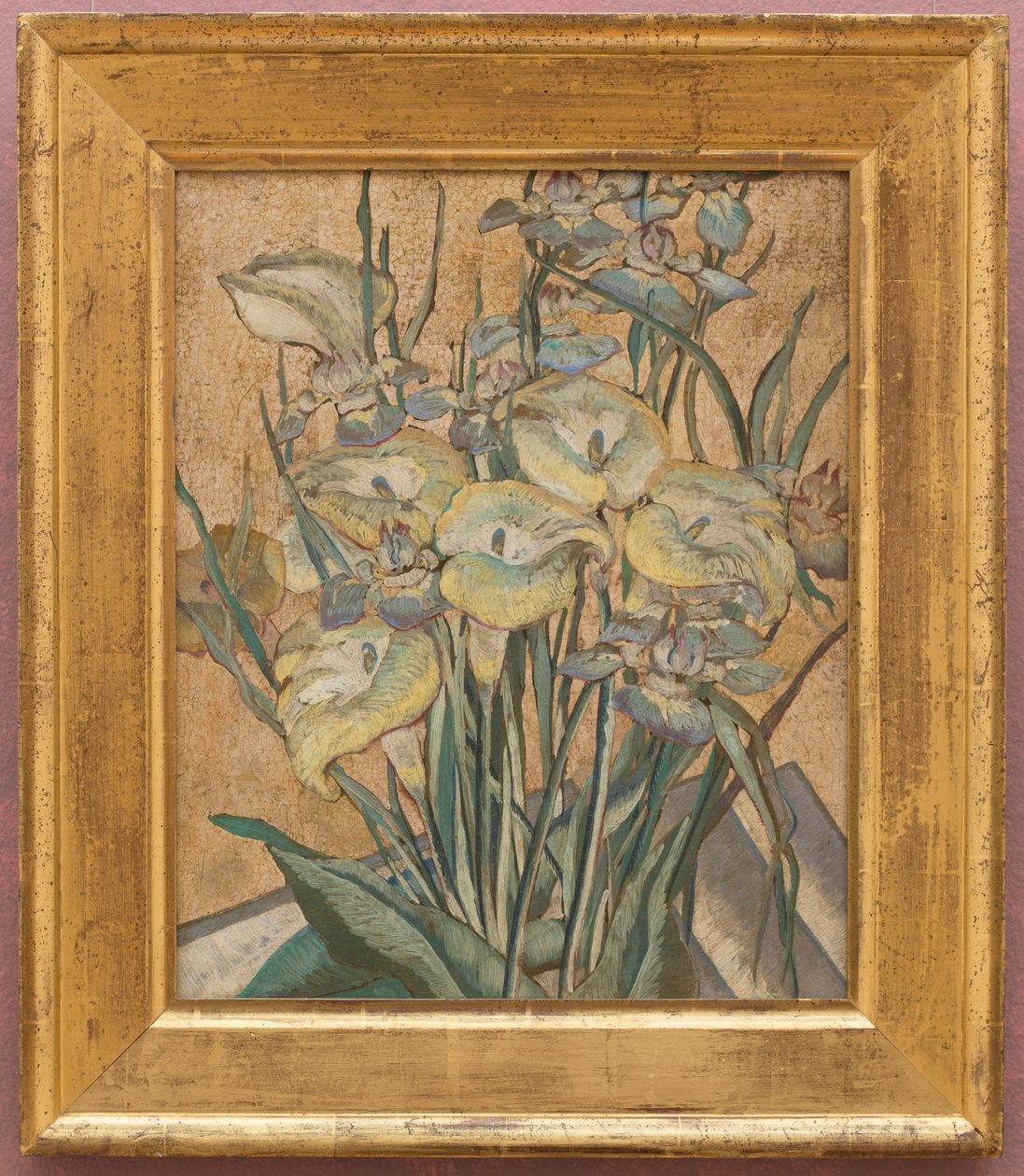 Iris y calas de Maria Oakey Dewing
