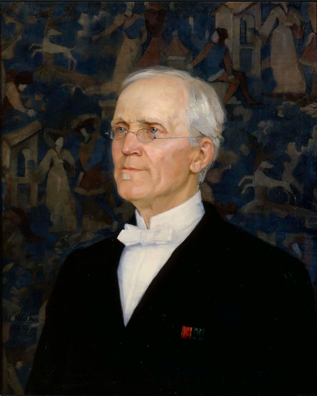 Retrato de B. O. Schauman de Maria Wiik