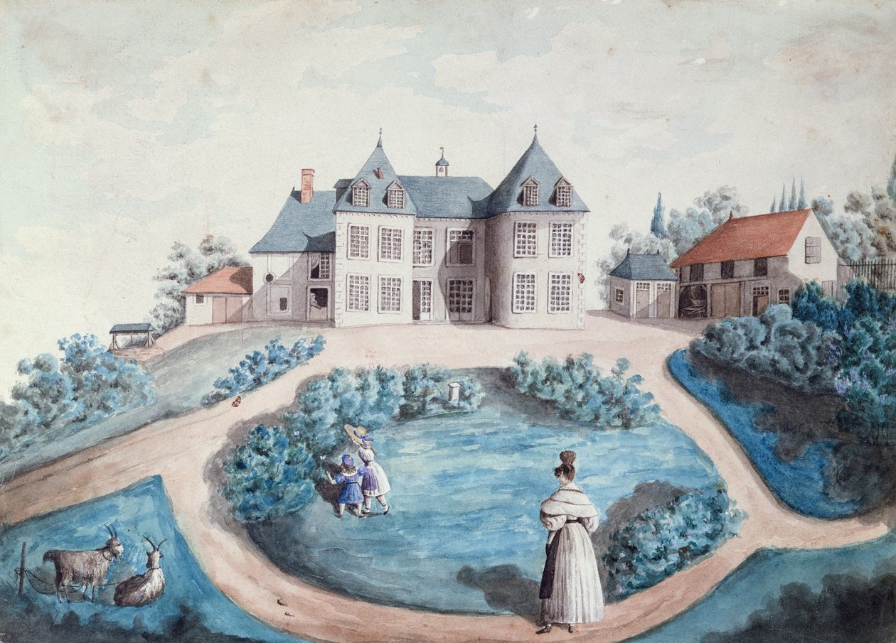 Representación de Le Lys dans la Vallee por Honoré de Balzac (1799-1850) de Maria du Fresnay