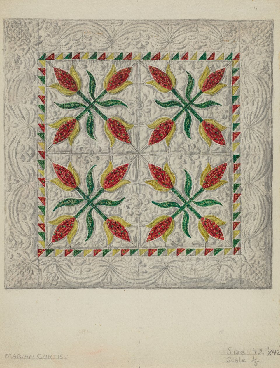 Cubrecuna de Marian Curtis Foster