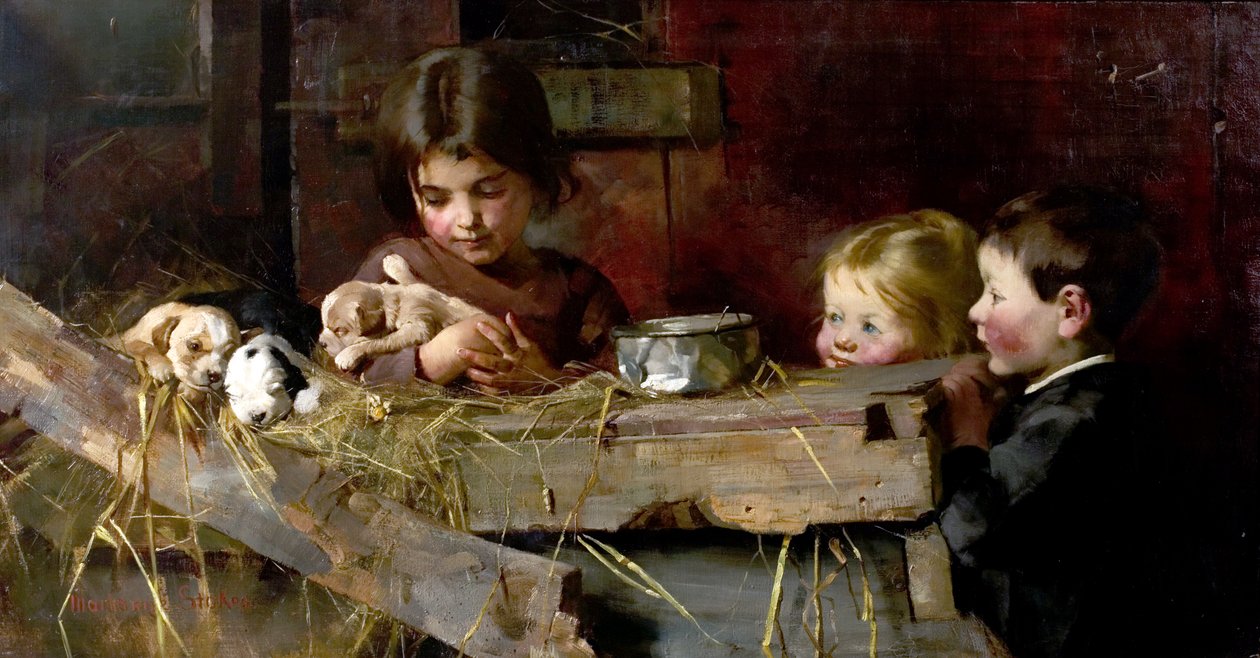 Tesoros de la infancia, 1886 de Marianne Stokes