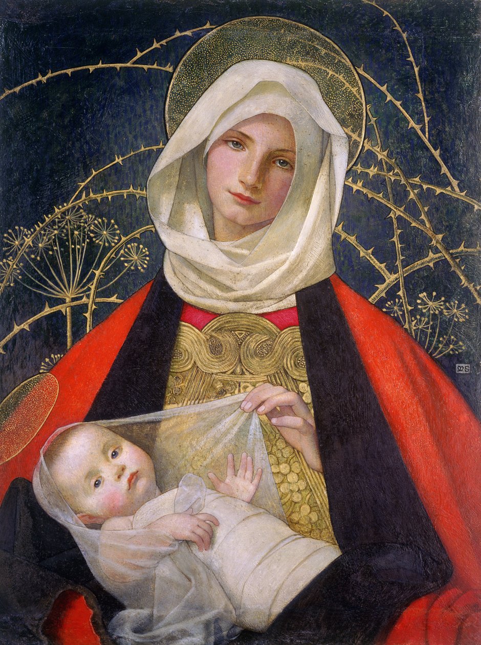 Madonna y el Niño de Marianne Stokes