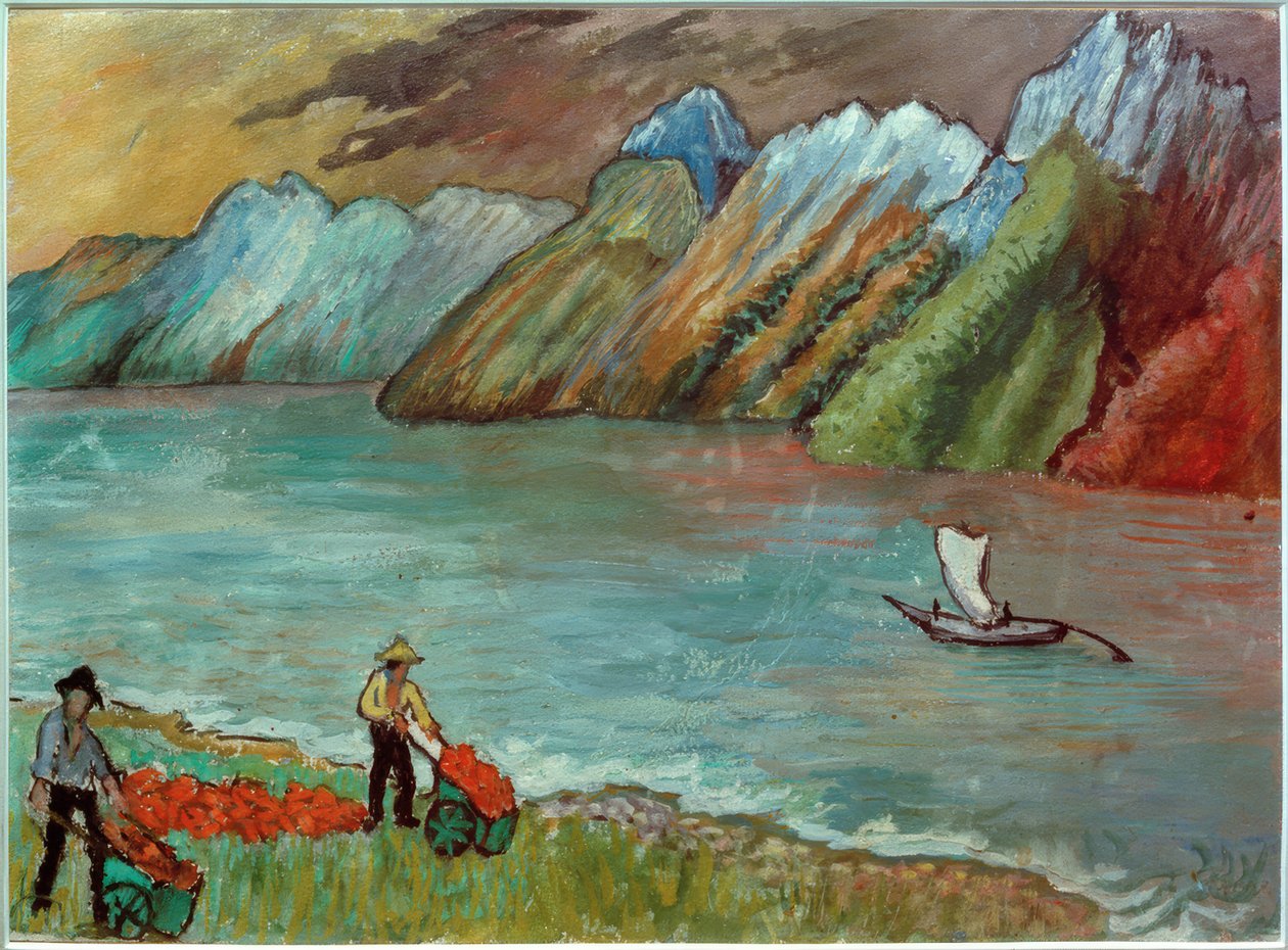 Paisaje marino de Marianne von Werefkin