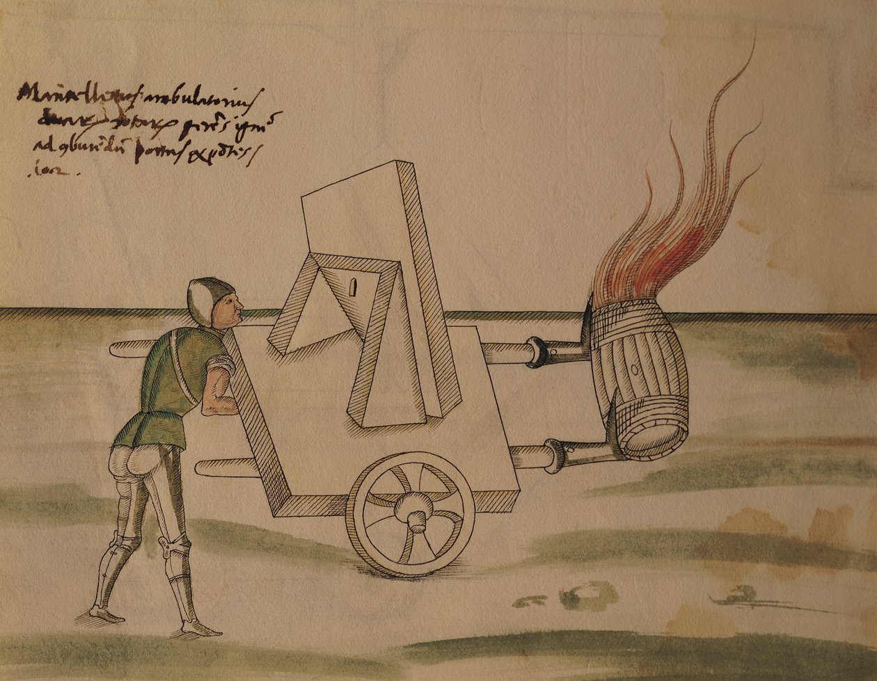 Una máquina de guerra, ilustración de 