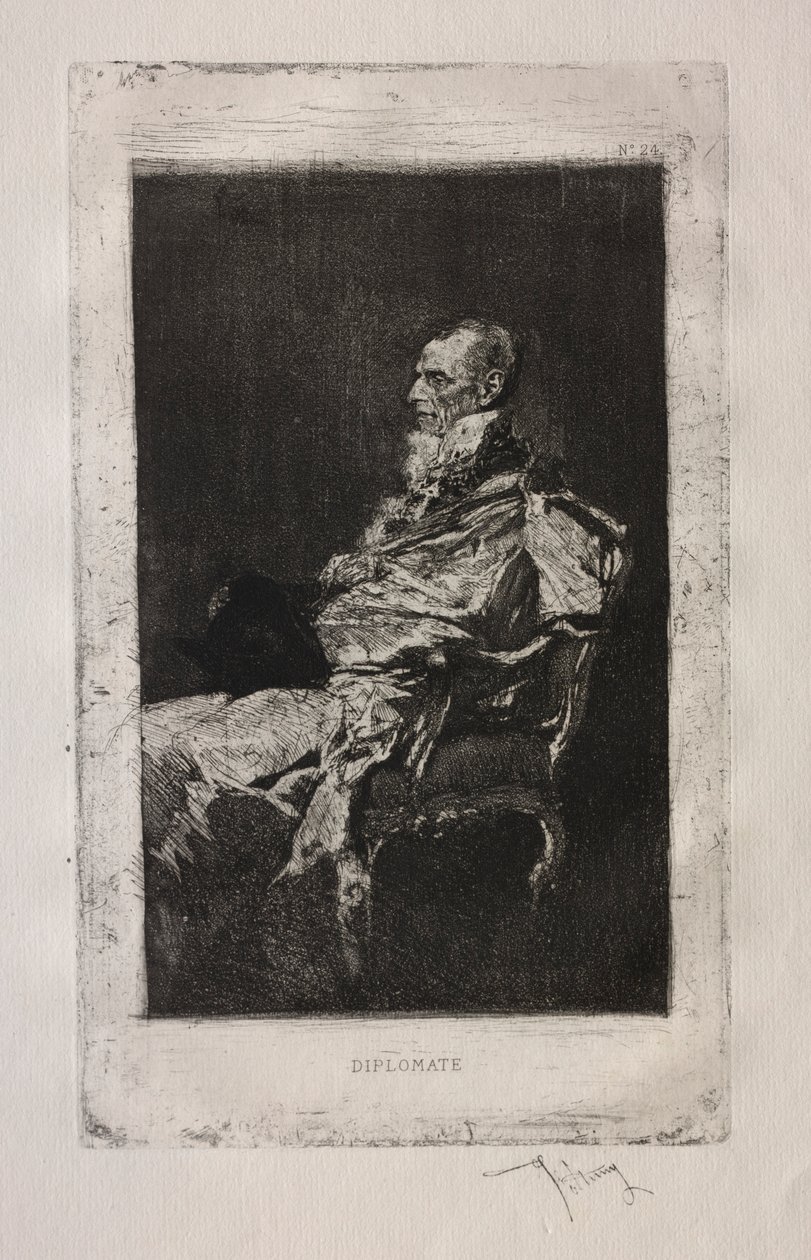 Diplomático de Mariano Fortuny y Marsal