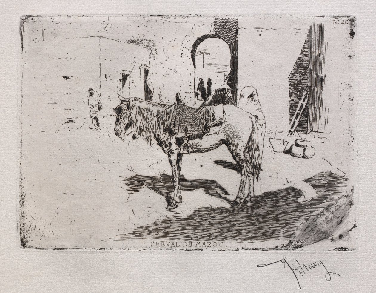 Caballo marroquí de Mariano Fortuny y Marsal