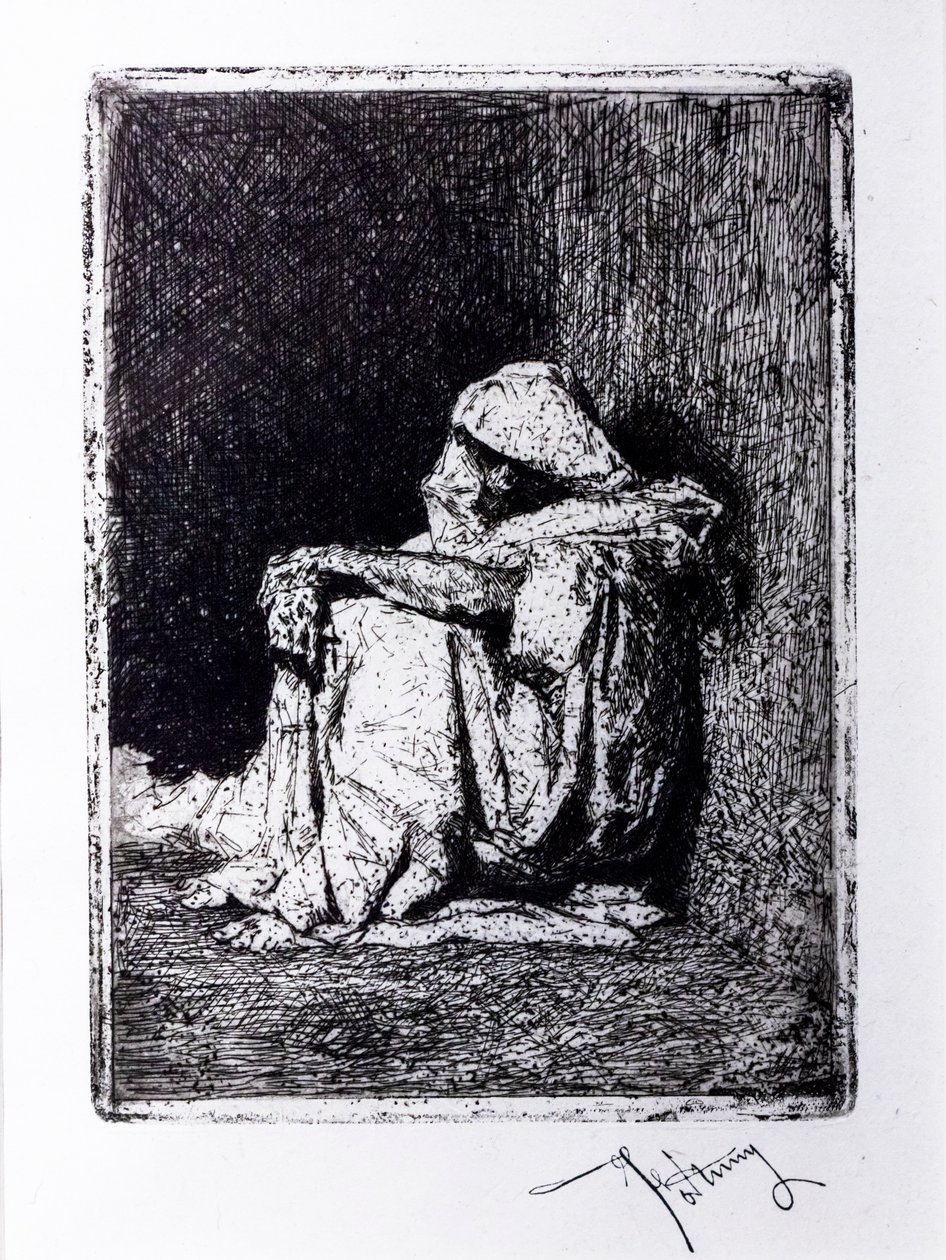 Árabe sentado de Mariano Fortuny