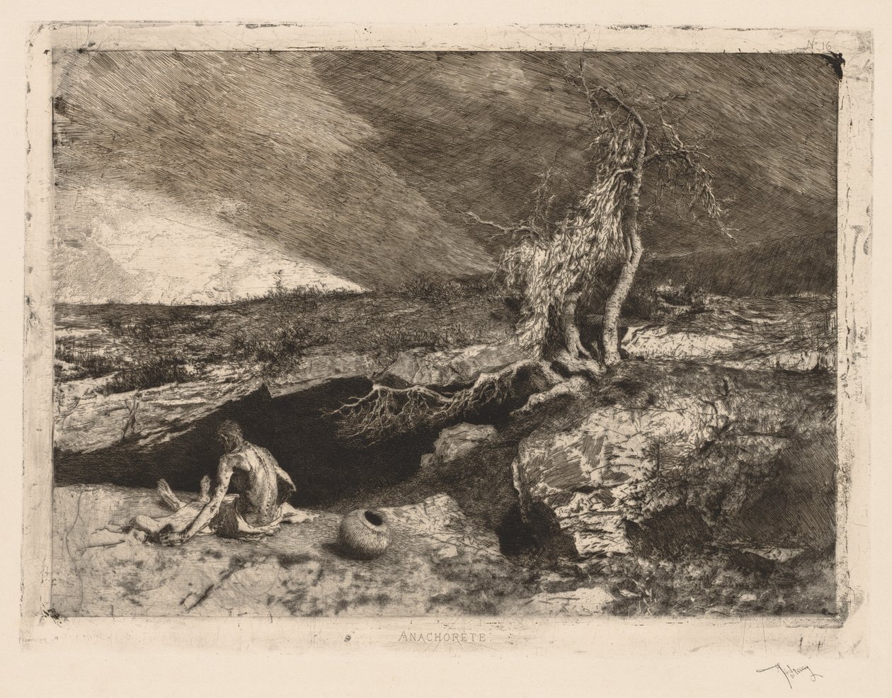 Anacoreta de Mariano José María Bernardo Fortuny y Carbó