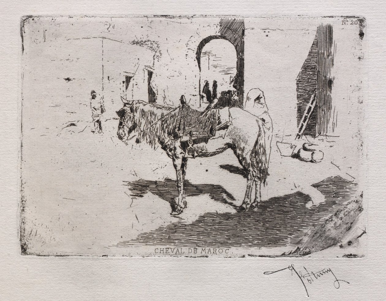 Caballo de Marruecos de Mariano Fortuny y Carbó