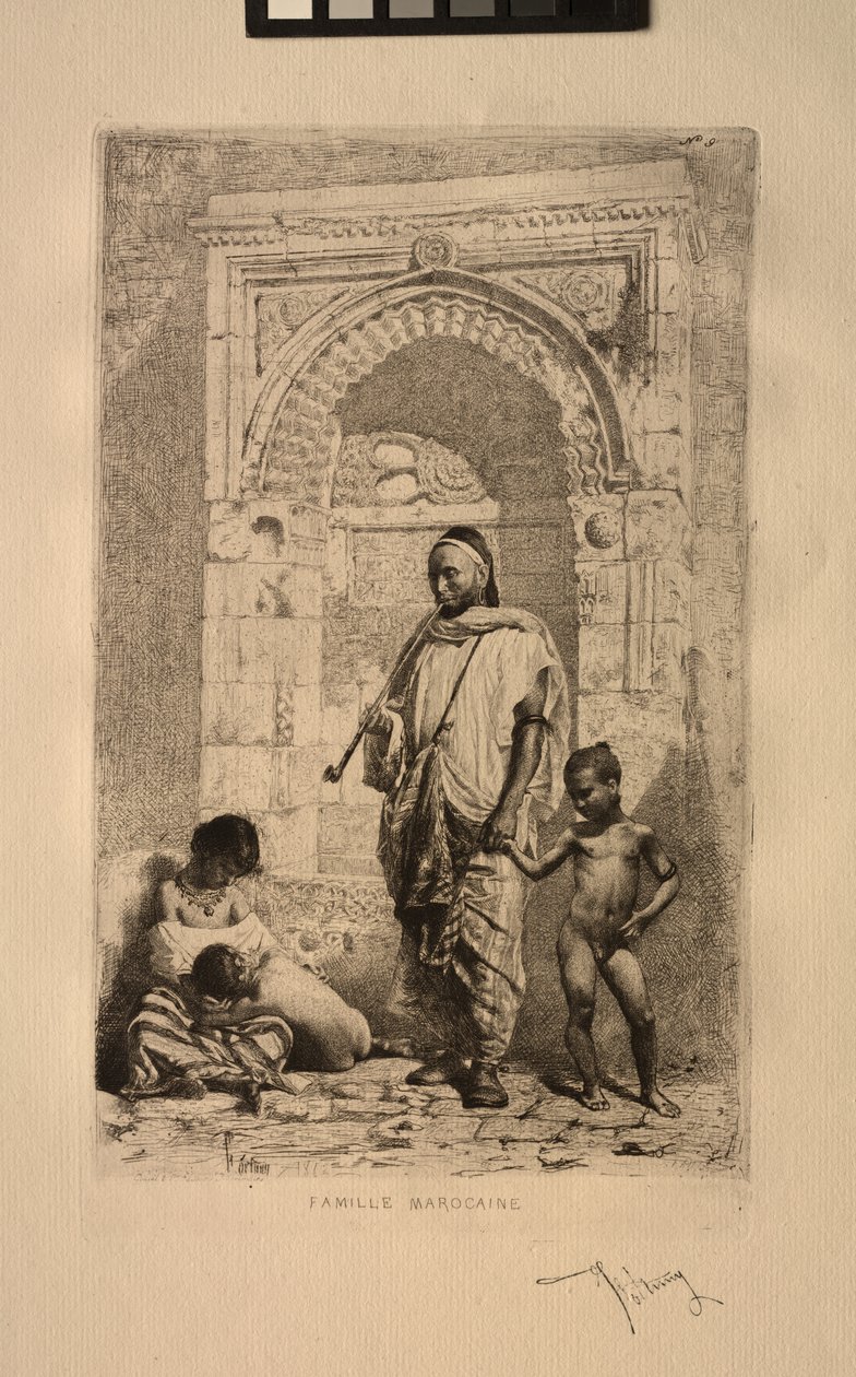 Familia marroquí, 1862 de Mariano José María Bernardo Fortuny y Carbó