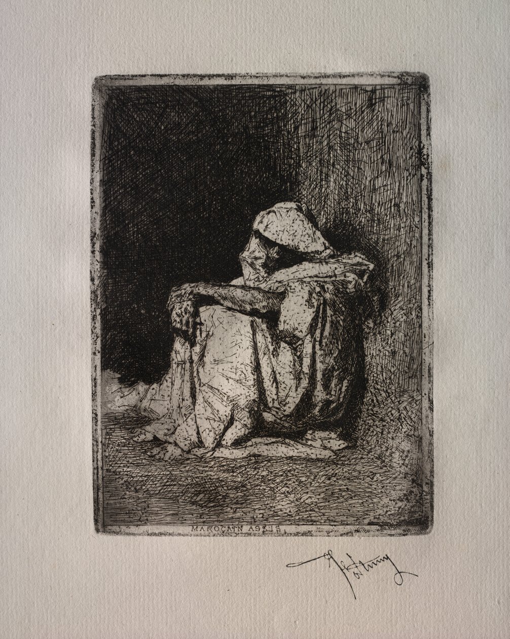 Marroquí sentado de Mariano Fortuny y Carbó