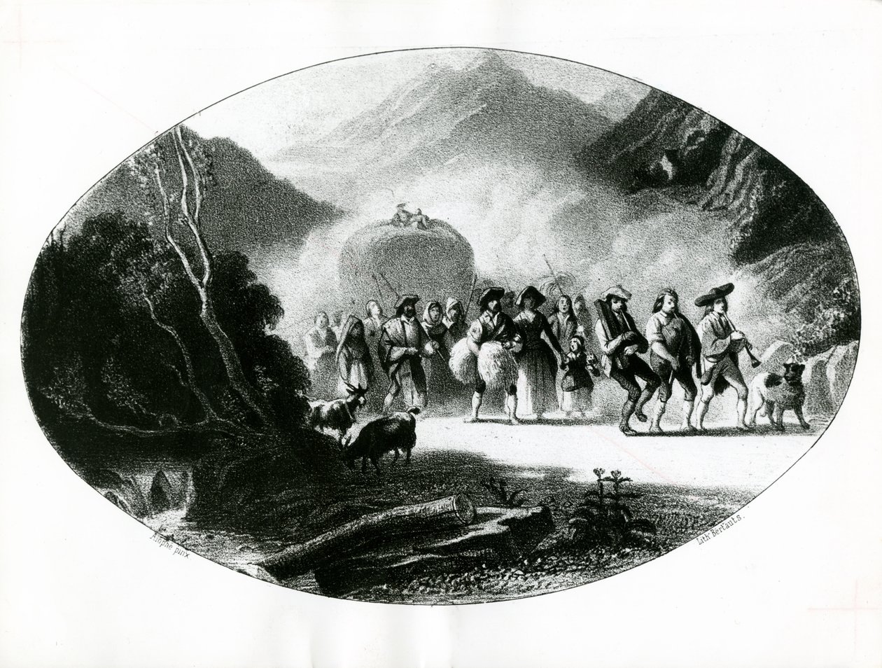 Regreso de la cosecha de Marie Alexandre Alophe