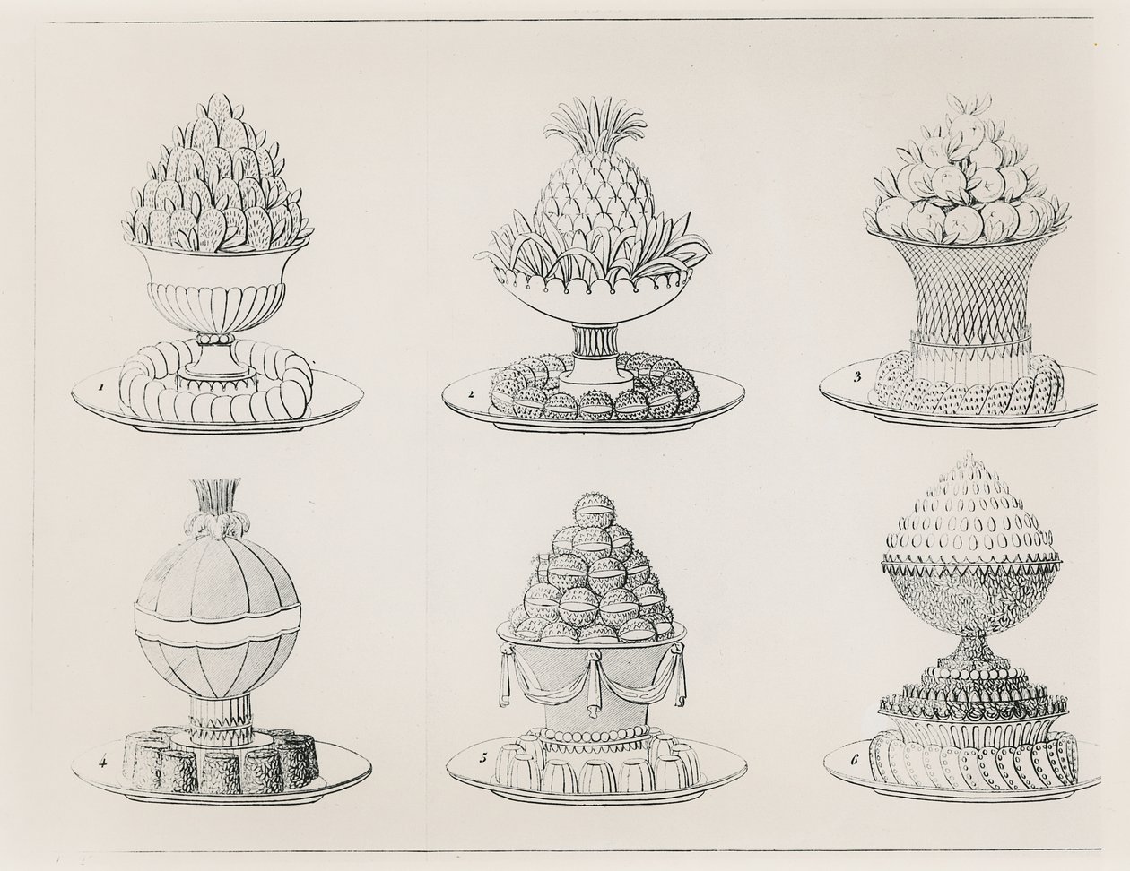 Diseños de Antoine Careme de Marie Antoine Careme