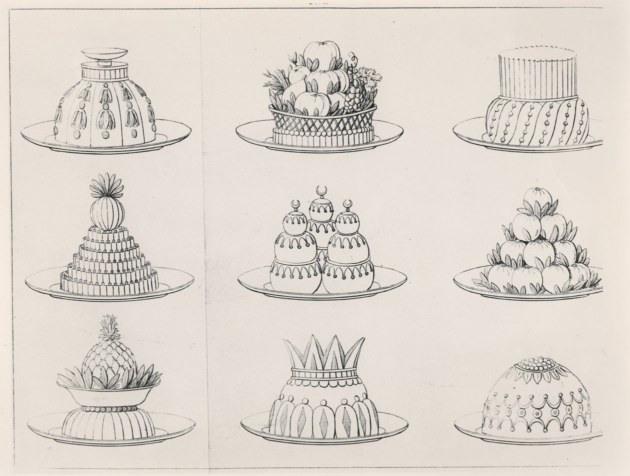Diseños de Antoine Carême de Marie Antoine Careme