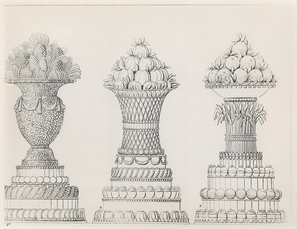Diseños de Antoine Careme de Marie Antoine Careme