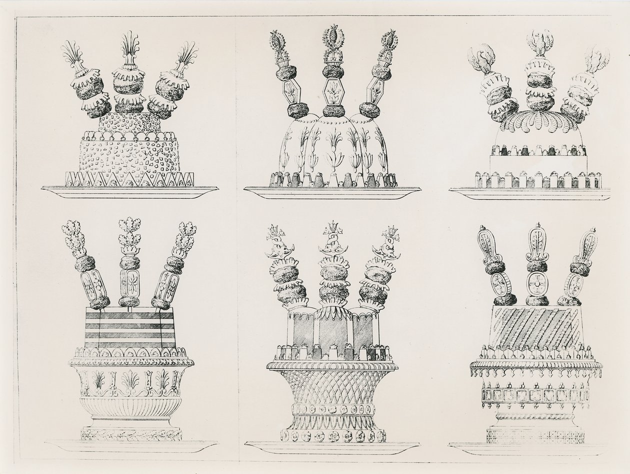 Diseños de Antoine Careme de Marie Antoine Careme