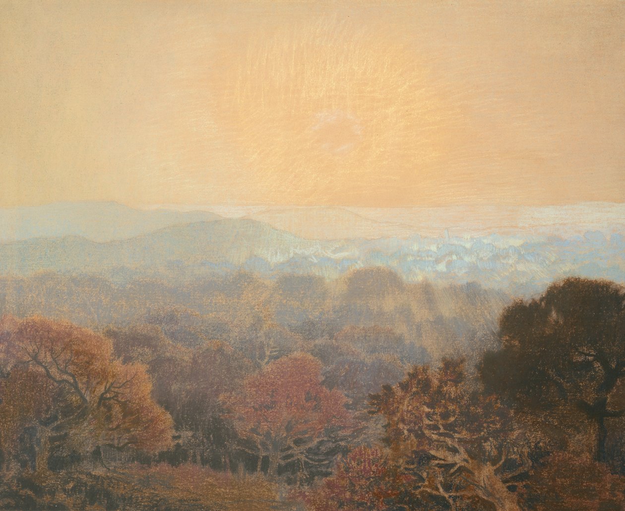 Paisaje de Marie Auguste Emile Rene Menard