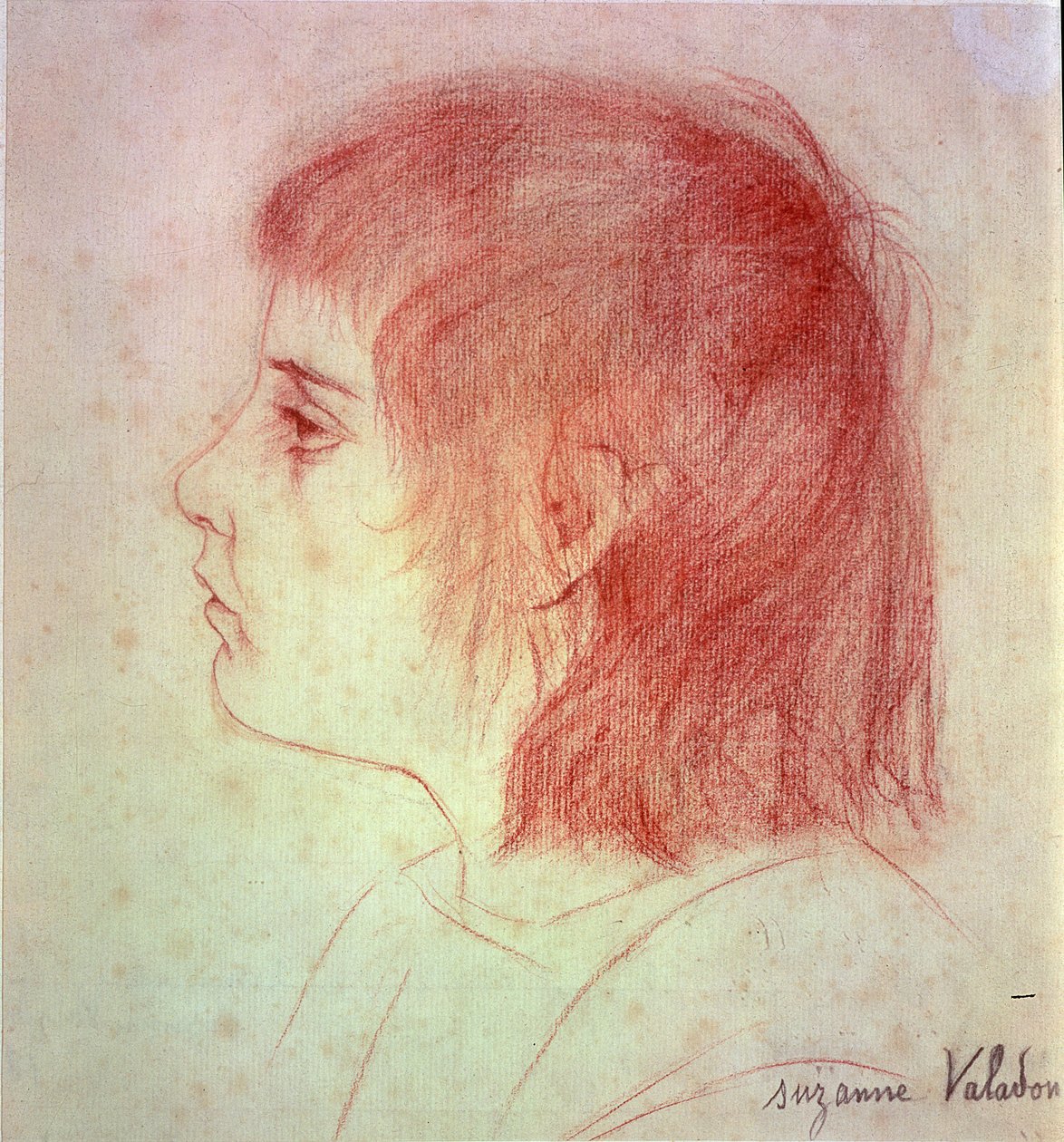 Retrato de Maurice Utrillo de niño, c.1888-90 de Marie Clementine (Suzanne) Valadon