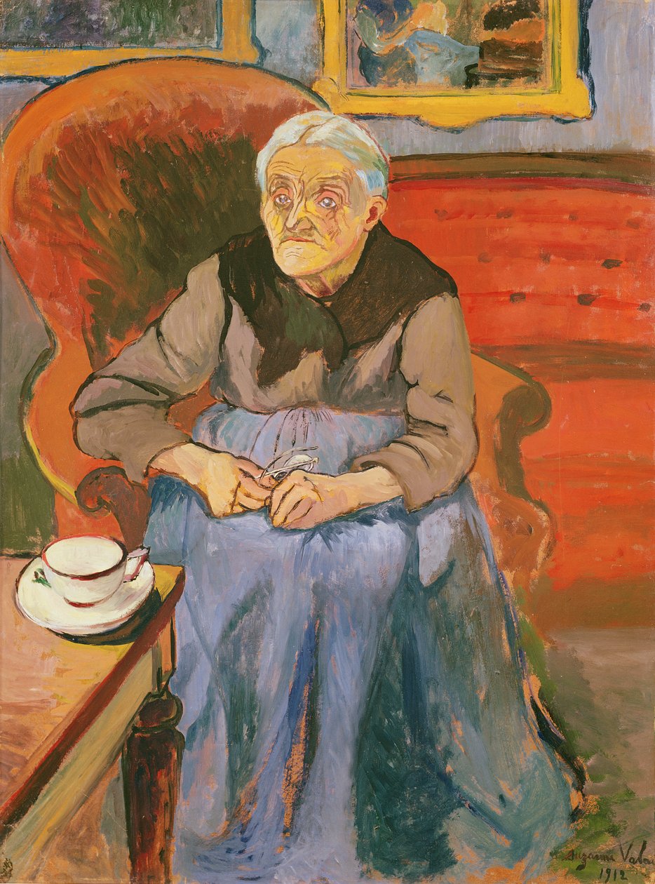 Retrato de la madre del artista, 1912 de Marie Clementine (Suzanne) Valadon