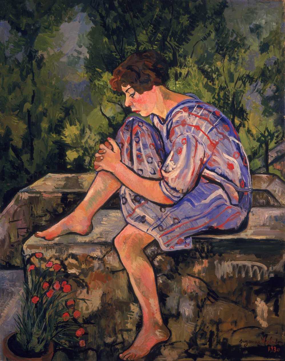 Joven mujer sentada, 1930 de Marie Clementine (Suzanne) Valadon