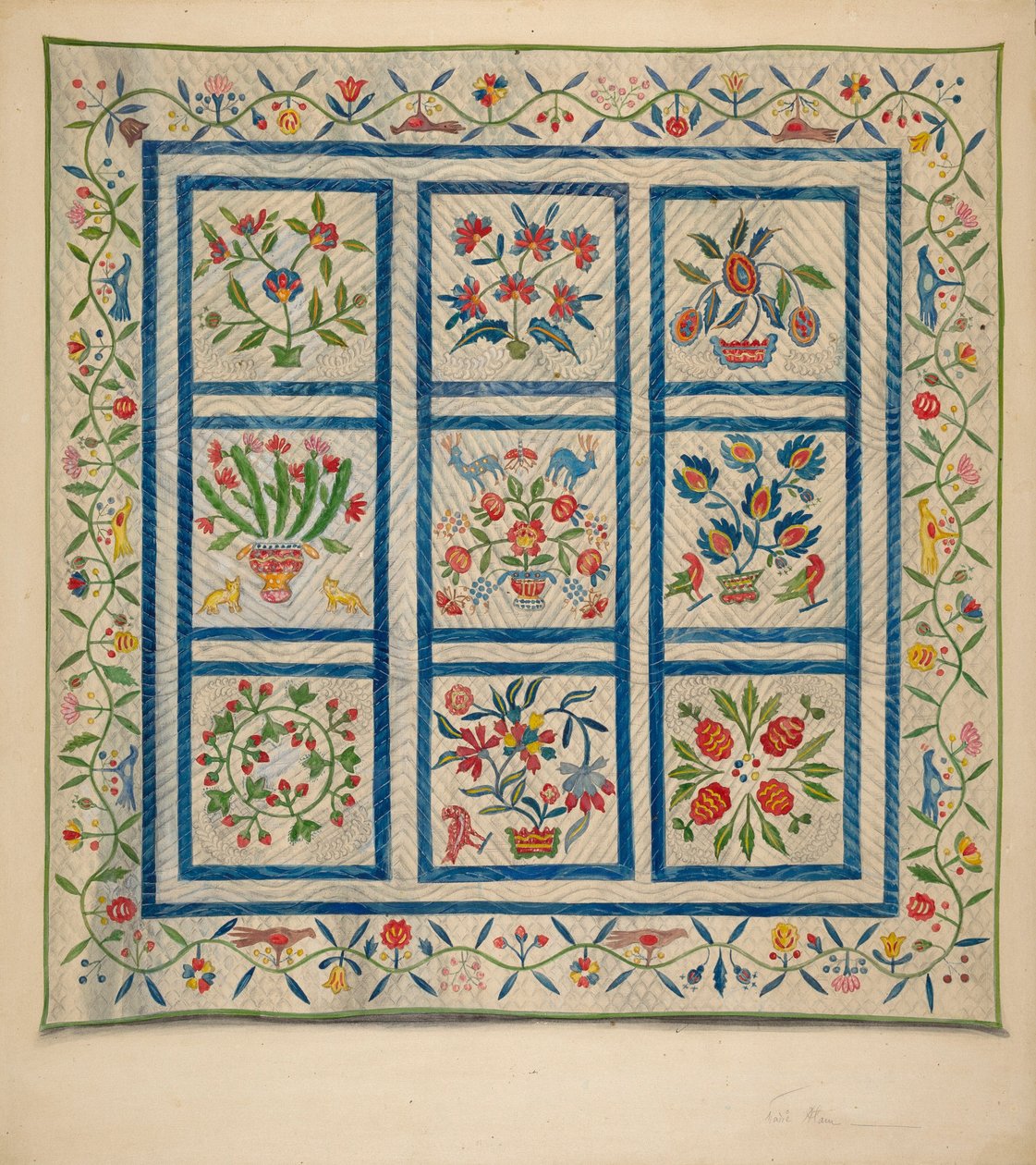 Colcha, c. 1937 de Marie Alain