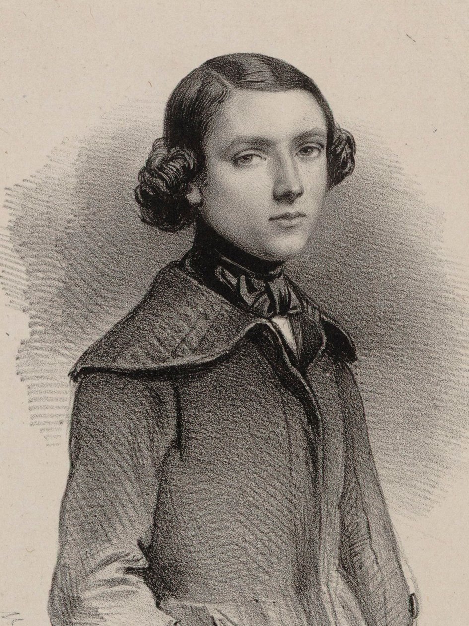 Retrato del organista y compositor Louis James Alfred Lefébure-Wely 1817-1869, 1840 de Marie Alexandre Menut Alophe