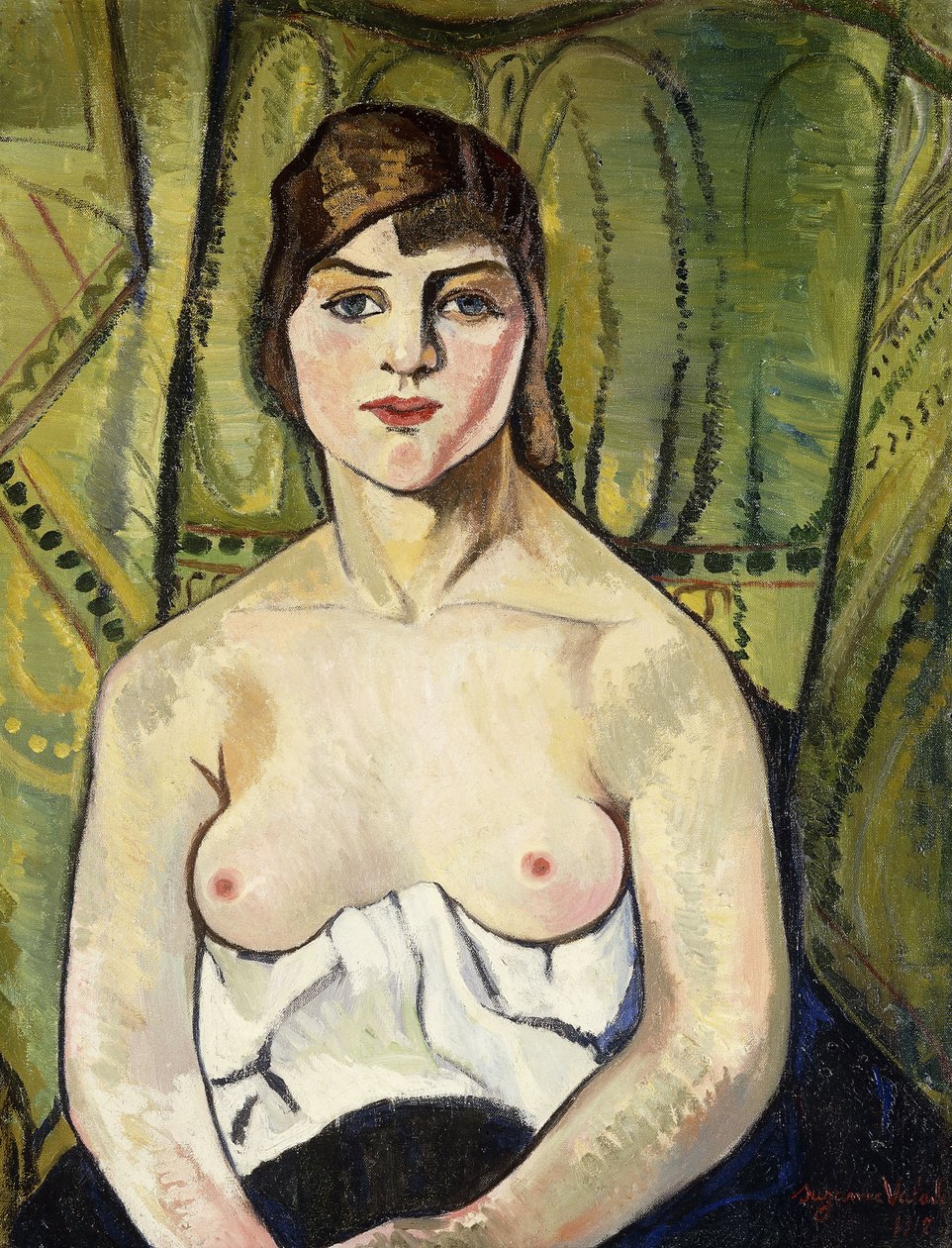 Mujer con pechos desnudos de Marie Clementine Valadon