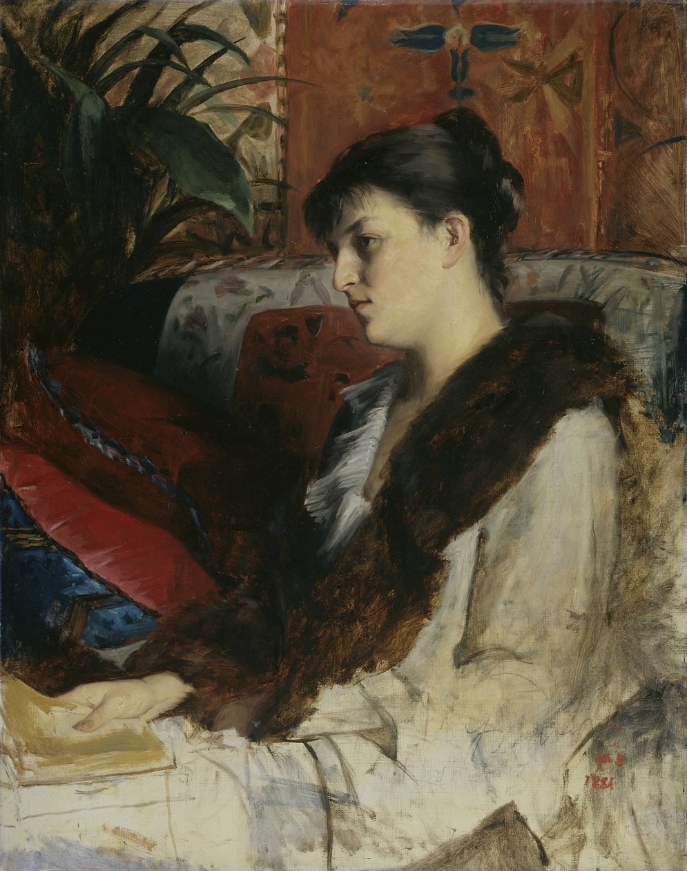 La cuñada del artista de Marie Constantine Bashkirtseff