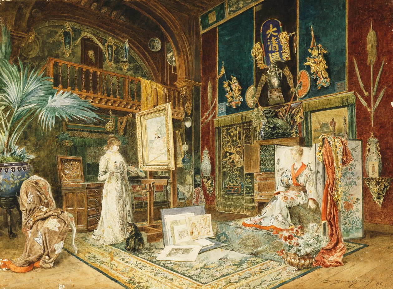 El estudio de Sarah Bernhardt de Marie Desire Bourgoin