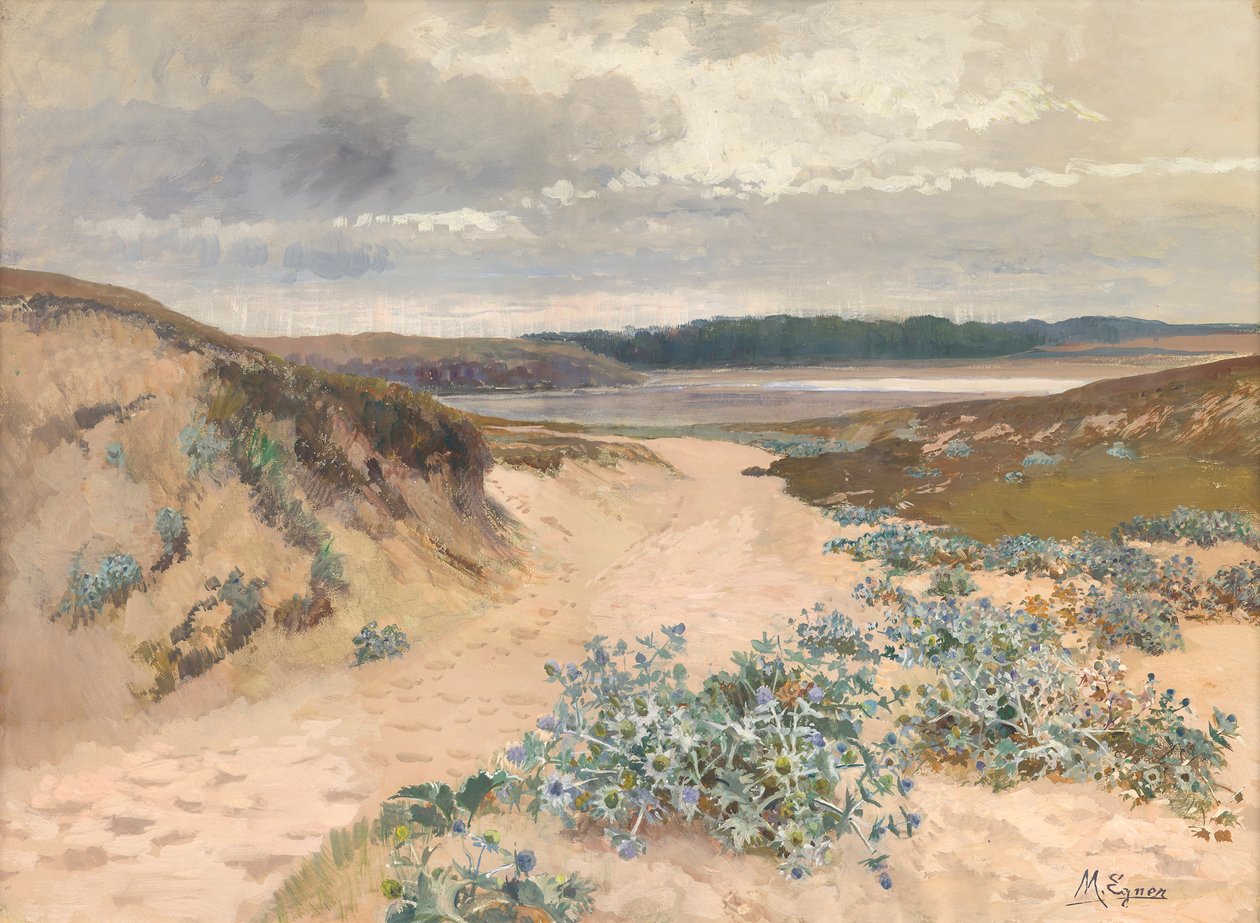 Paisaje de dunas en Bretaña de Marie Egner