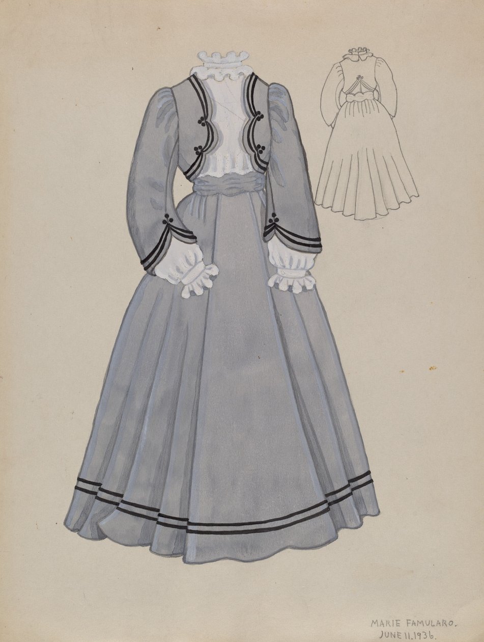 Vestido, 1936 de Marie Famularo