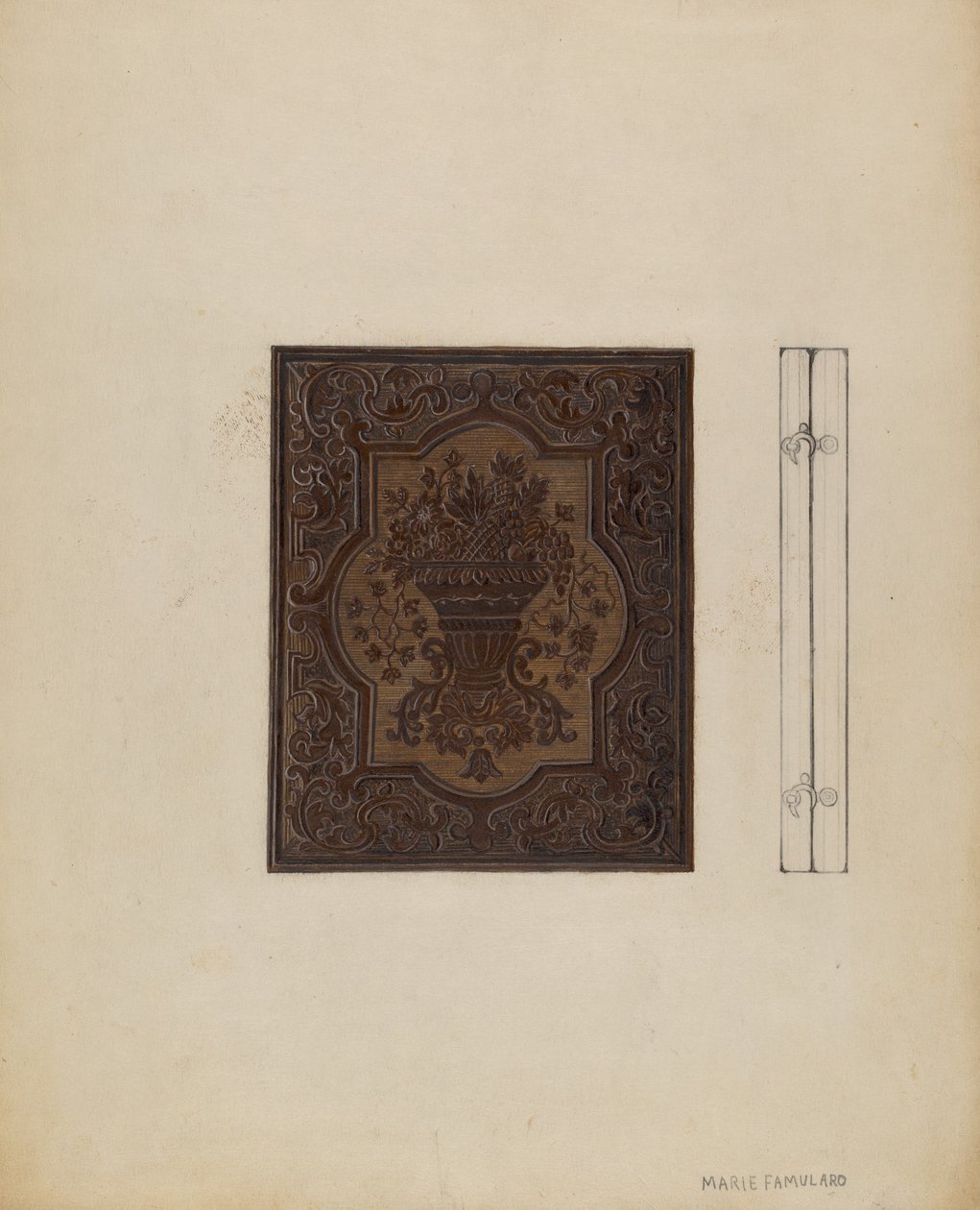 Estuche de retrato de Marie Famularo