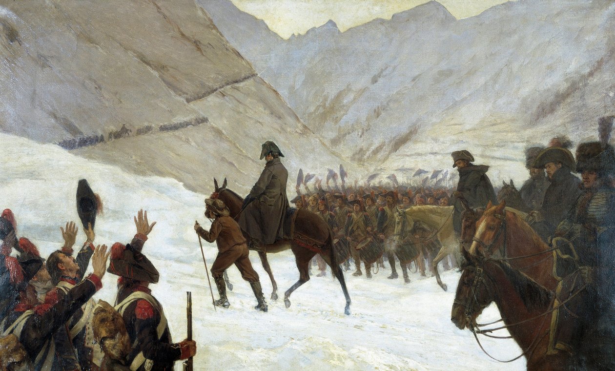 El paso del Gran San Bernardo, 20 de mayo de Marie Felix Edmond de Boislecomte