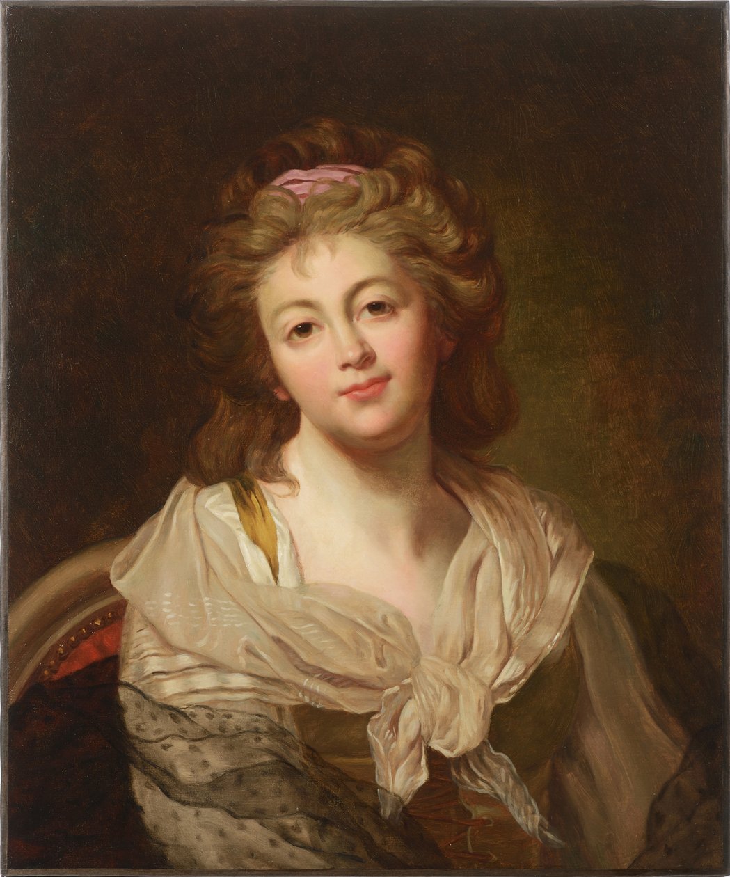 Autorretrato, segunda mitad del siglo XVIII de Marie Genevieve Bouliard