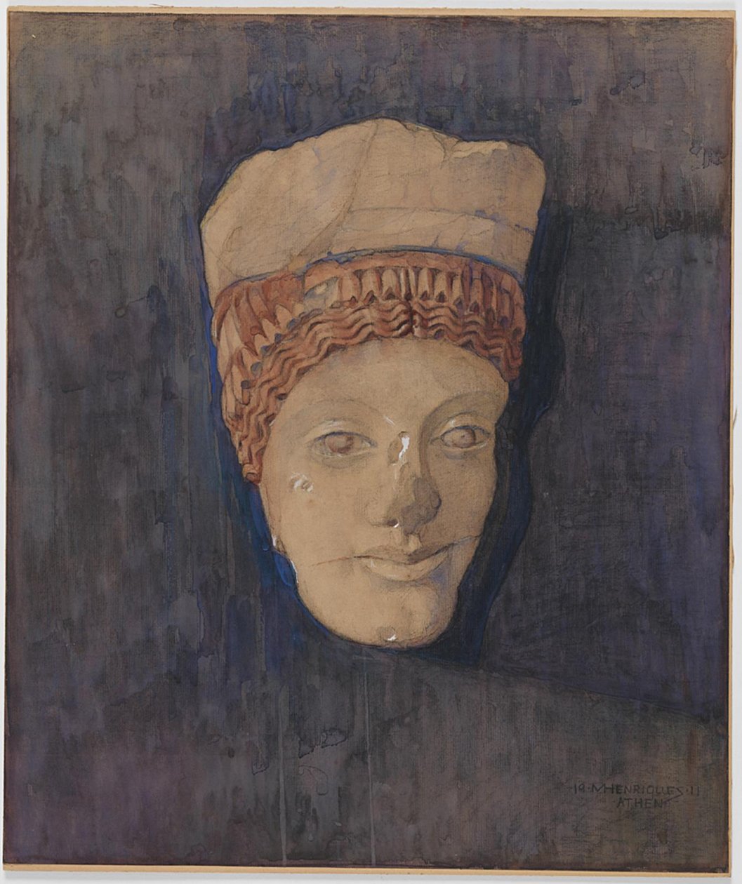 Cabeza de Kore (Museo de la Acrópolis inv. 696) de Marie Henriques