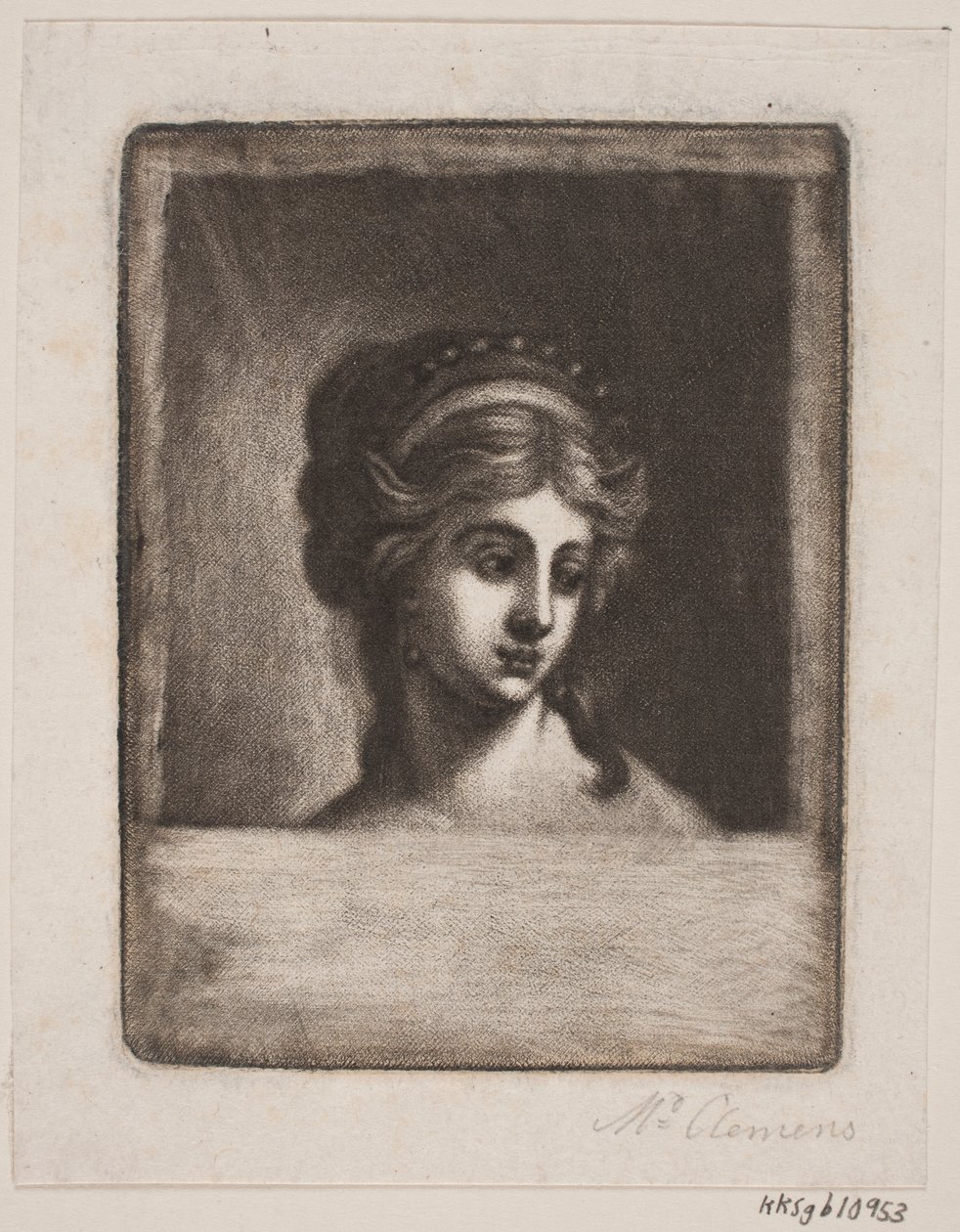 Cabeza de mujer de Marie Jeanne Clemens