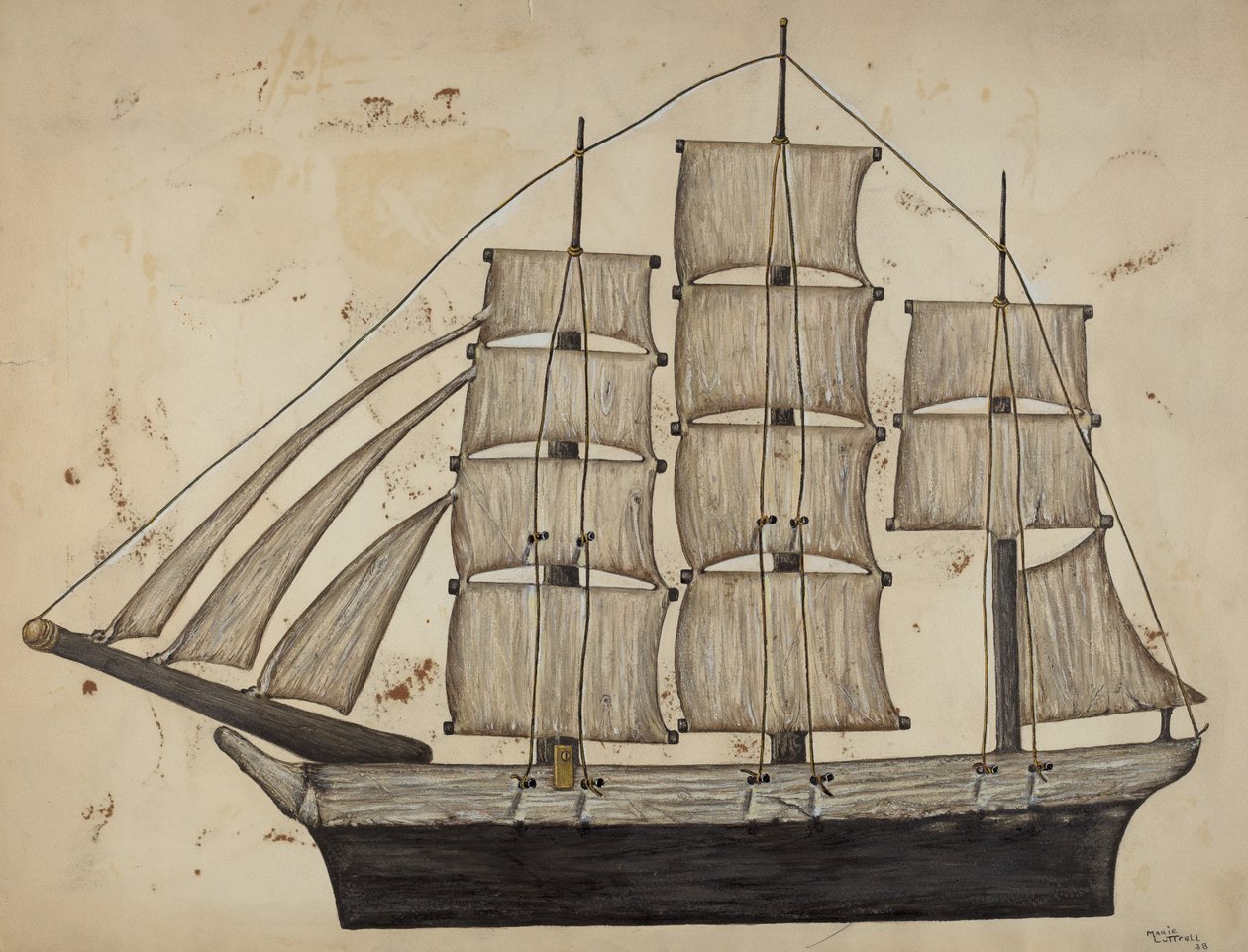 Barco Alemán de Pensilvania de Marie Lutrell