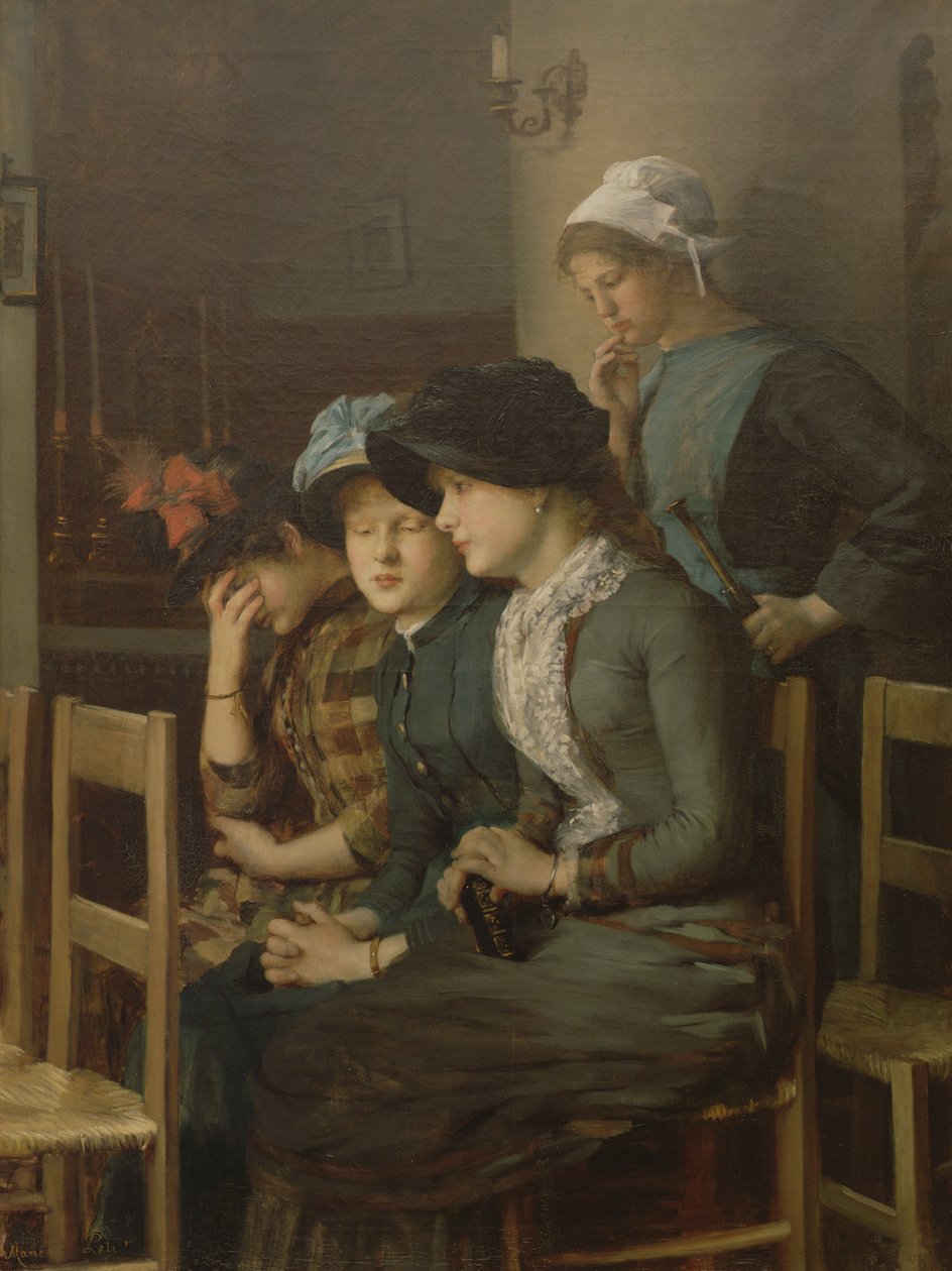 Joven con gansos de Marie Mrs Dujardin Beaumetz Petiet