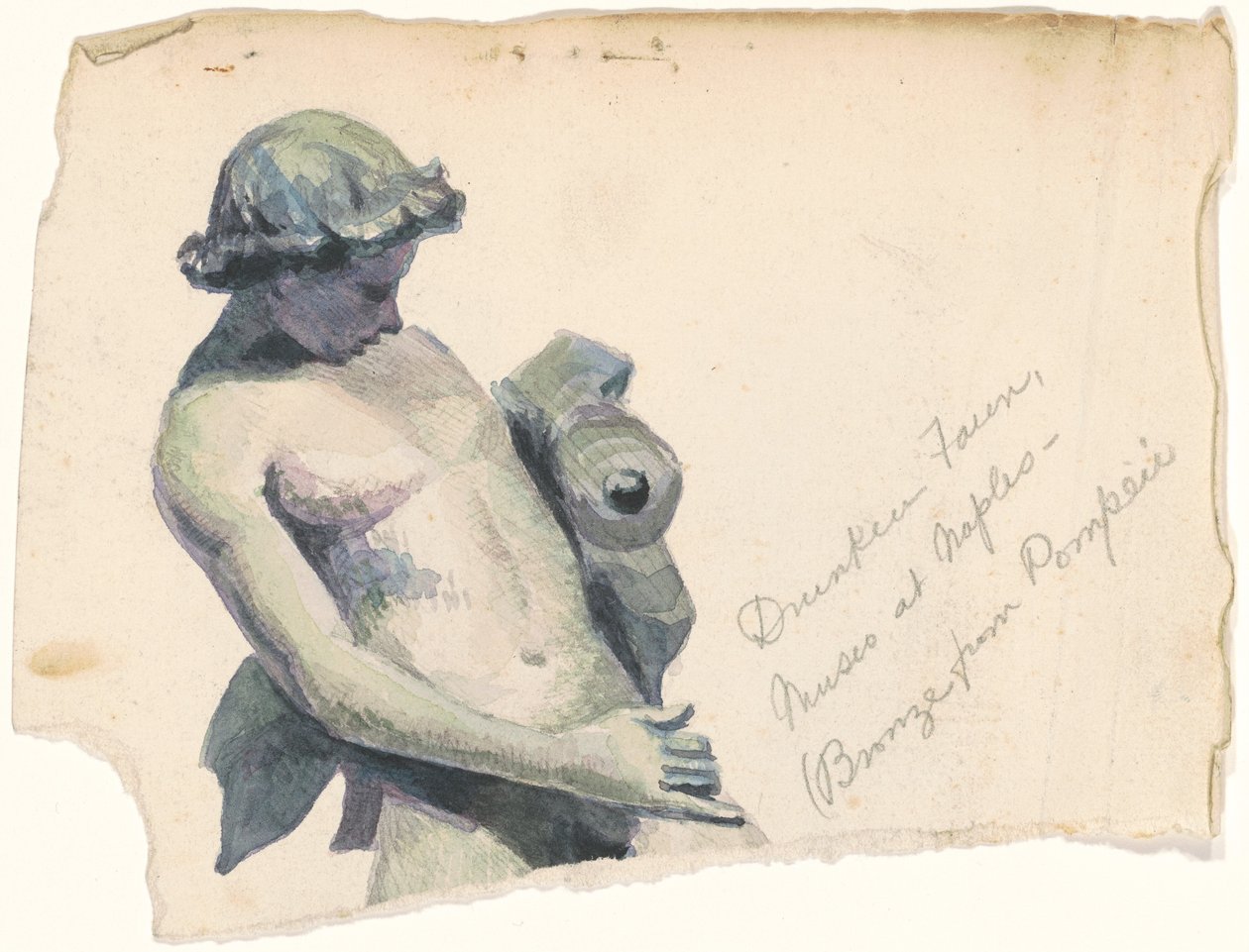 Fauno Ebrio, Museo de Nápoles de Marietta Minnigerode Andrews