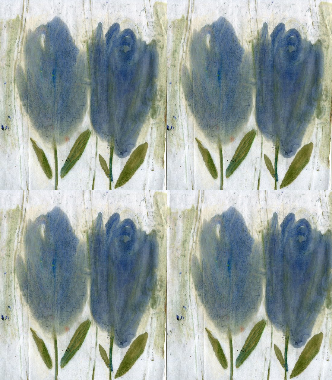 Tulipanes azules de Marina Falco