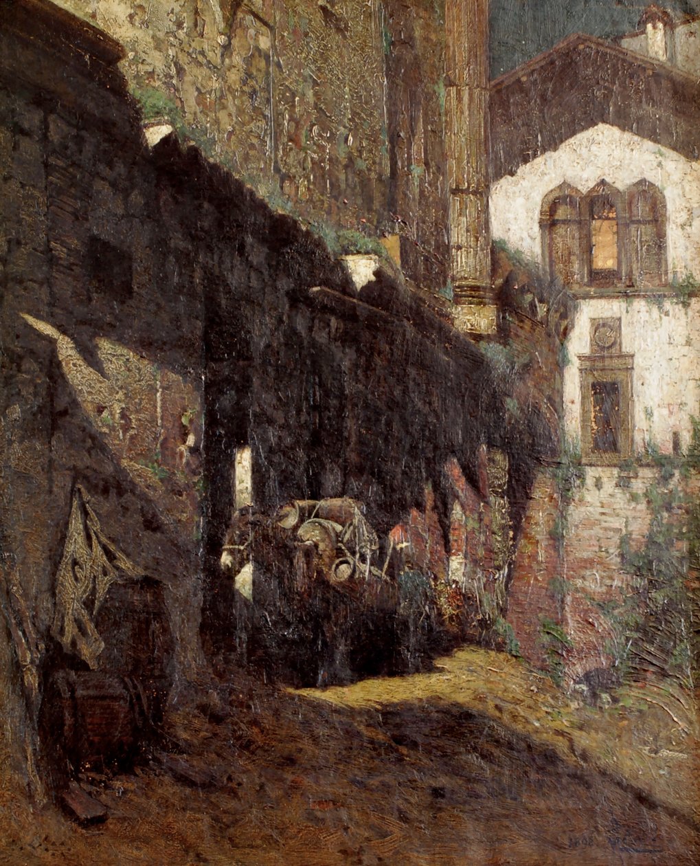 Gli avanzi umidi e fracidi del Tempio d’Apollo a Terracina de Mario de Maria
