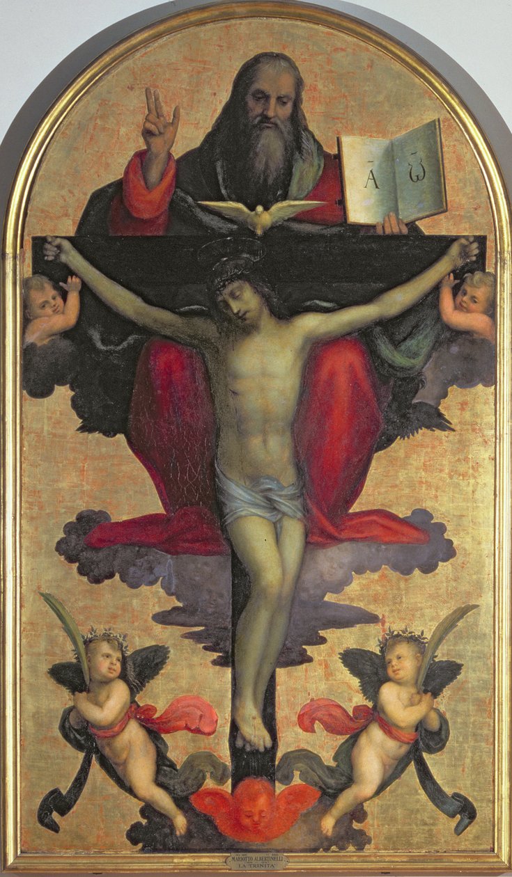 La Santísima Trinidad de Mariotto Albertinelli