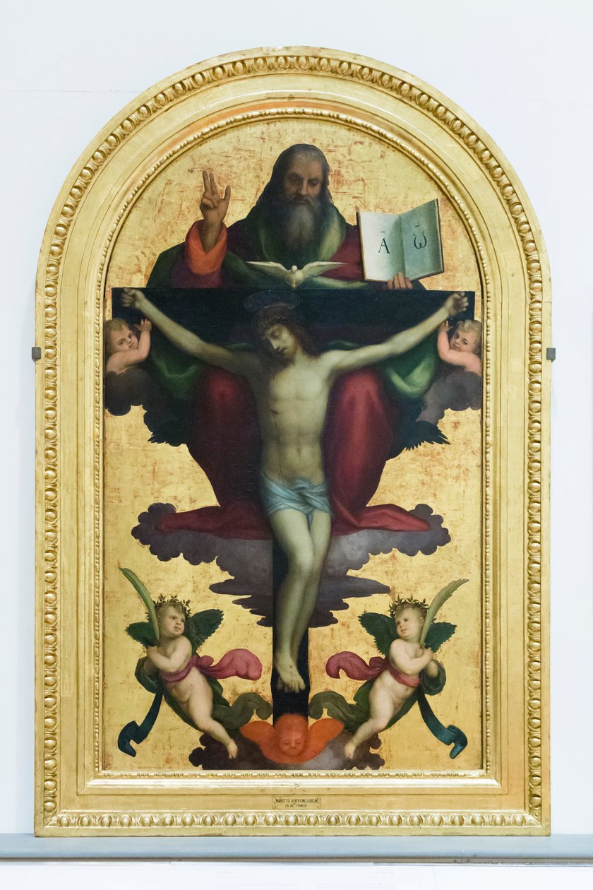 La Santísima Trinidad de Mariotto Albertinelli