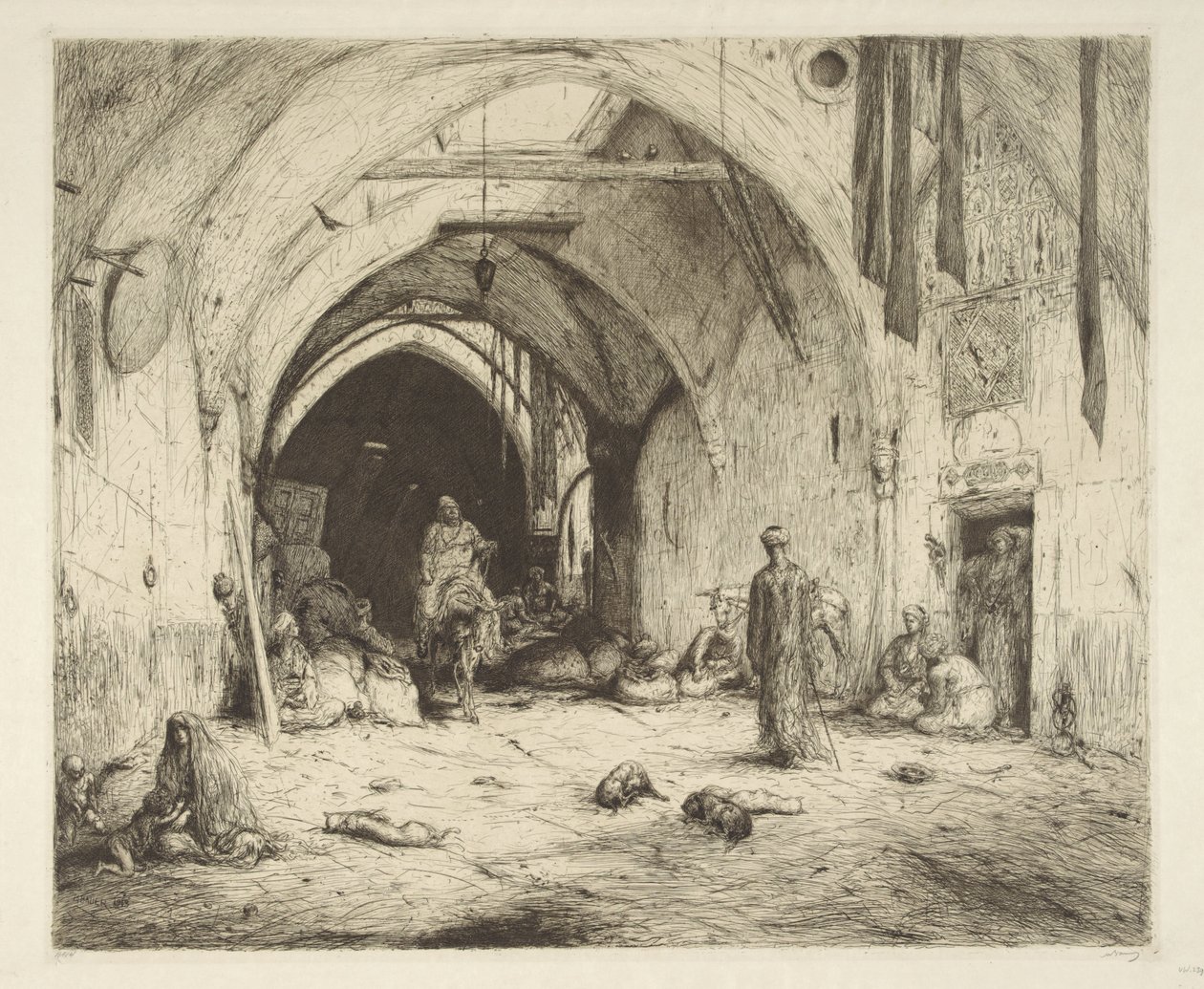 Bazar en Damasco de Marius Bauer