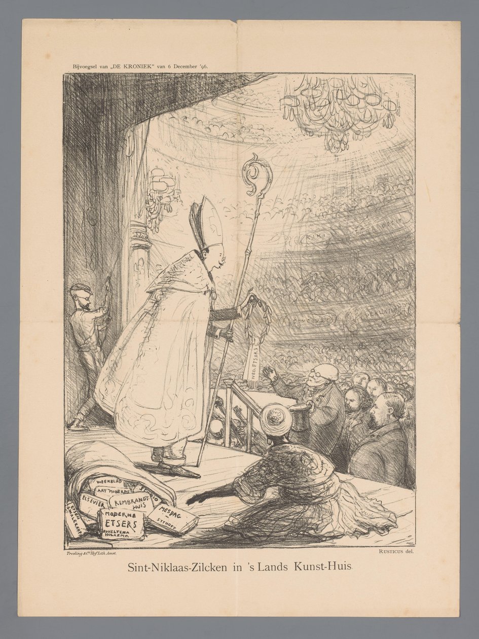 Sint-Niklaas-Zilcken in the Lands Kunst-Huis (título sobre el objeto) de Marius Bauer